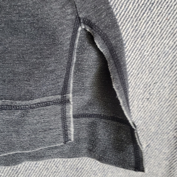 Indigo Rein - Open-Sleeve Sweatshirt with Seam Details - Blue-Grey - XL - EUC - Picture 5 of 7
